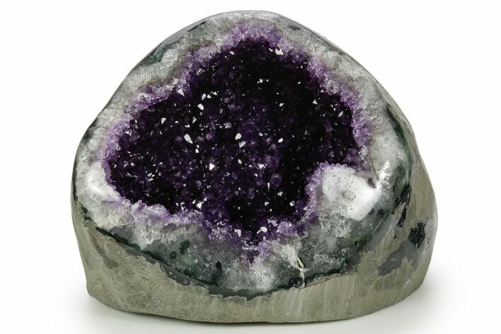 Sparkly Deep-Purple Amethyst Geode - Uruguay #378128